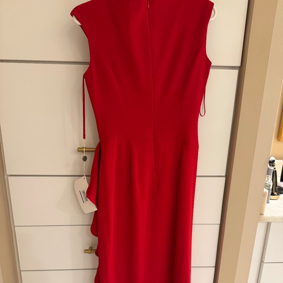 Badgley Mischka  long red gown, size 4 - Picture 4 of 4